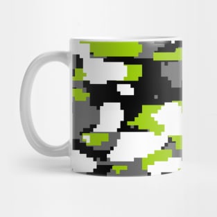 Green Camo pattern digital Camouflage Mug